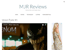 Tablet Screenshot of mjrreviews.com